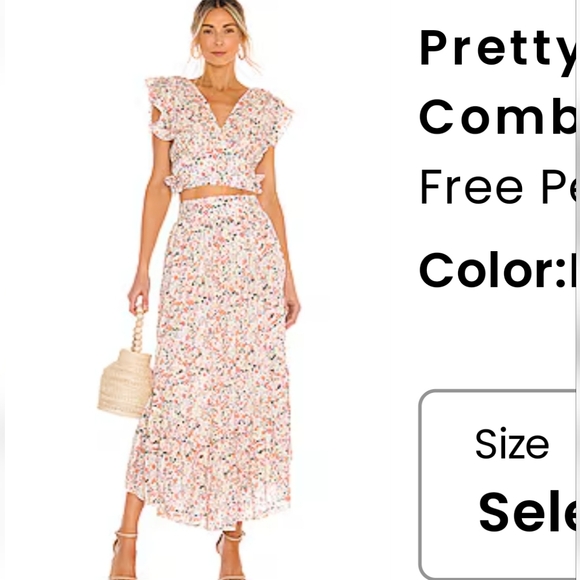 FREE PEOPLE Pretty Dayz SetStyle Color: Ivory Combo - Picture 4 of 5